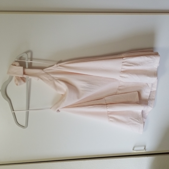 NWT Free People Pink One Shoulder Tie Tunic Top - Size Small - Picture 5 of 11